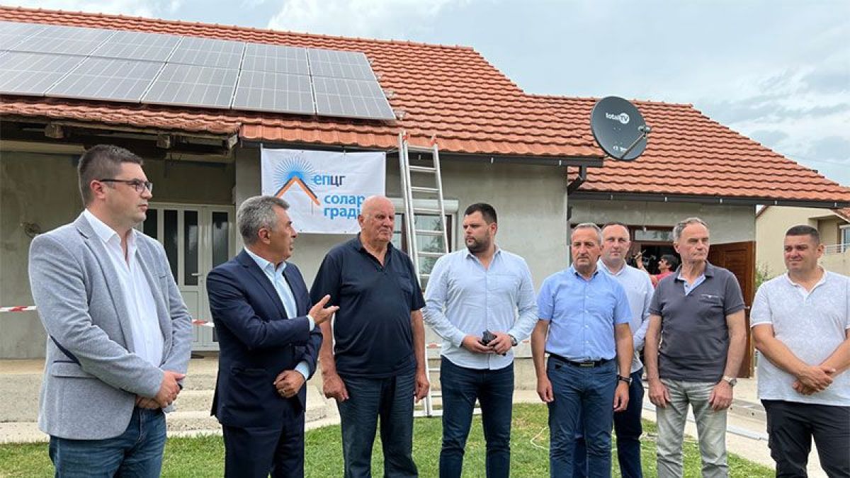 Puštena u rad prva solarna elektrana u Nikšiću