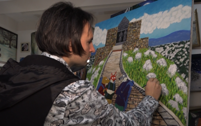 VIDEO – Đorđe za život bira vedrije boje: Priča o mladom umjetniku čije slike su očarale ljude čak i na Tajvanu