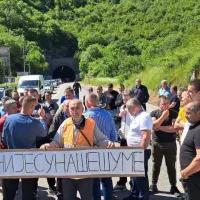 Sjutra blokada na putu Nikšić – Vilusi zbog zabrane sječe u privatnim šumama