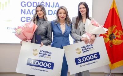 Dodijeljene Godišnje nagrade CBCG za 2025. godinu
