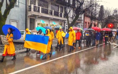 Šetnja za Ukrajinu danas na Cetinju
