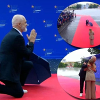 VIDEO – „Edi, prestani“: Rama opet na koljenima pred Đorđom Meloni