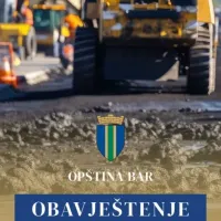 Opština Bar: Obustava saobraćaja na Bulevaru JNA