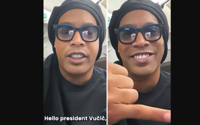 VIDEO – Ronaldinjo poslao video poruku predsjedniku Srbije: Čuveni fudbaler stiže u Beograd