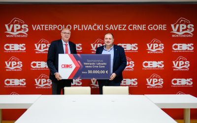 CEDIS i Vaterpolo i plivački savez potpisali ugovor vrijedan 30 hiljada eura