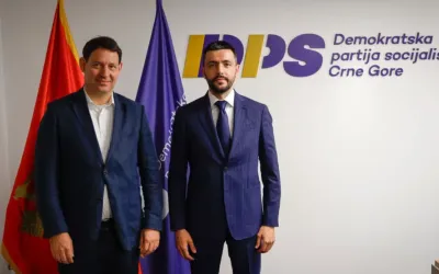 Živković sa Frangešom: DPS ostvaruje stabilan rast povjerenja građana