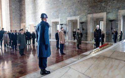 Milatović položio vijenac na Ataturkovom mauzoleju Anitkabir