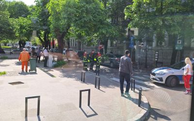 FOTO – Lažna dojava o bombi u Privrednom sudu