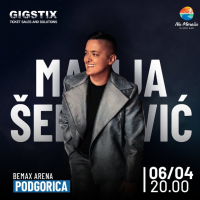 Koncert Marije Šerifović u Bemax areni: “Na red došla Crna Gora, vama se posebno radujem”