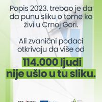 Društvo statističara i demografa: Više od 114.000 ljudi nije obuhvaćeno popisom