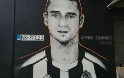 Andrija Delibašić dobio mural u Nikšiću