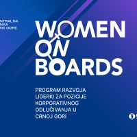 CBCG raspisala javni poziv za drugu generaciju polaznica programa „Women on Boards Montenegro“