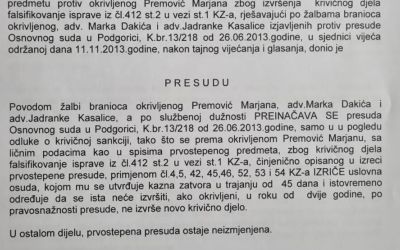 Savjet RTV Podgorica da pokrene postupak razrješenja Premovića ako ne ispunjava uslove propisane zakonom
