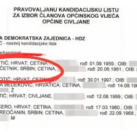 Srbin Četnik na listi HDZ-a za lokalne izbore