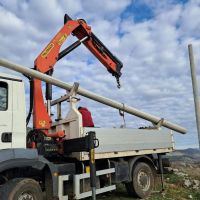 Postavljeni stubovi za rasvjetu i video nadzor na pristupnom putu do izvorišta Bolje Sestre