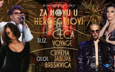 Za Novu godinu u Herceg Novom: Ceca, Voyage, Breskvica i Crvena jabuka