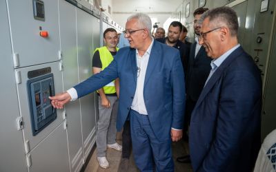 Mandić puštio u rad elektranu u EPCG Željezari Nikšić, energetski sektor da bude ključni motor razvoja države