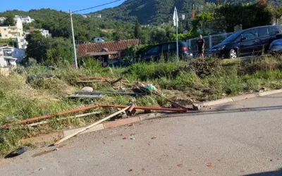 Sudar voza i automobila u Baru, jedna osoba povrijeđena