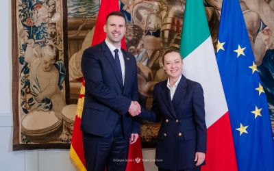 Spajić – Meloni: Snažna podrška ulasku Crne Gore u EU
