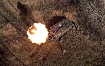 Uništen prvi zapadni tenk Leopard u Ukrajini
