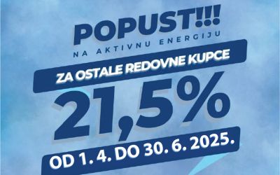EPCG produžava popuste za domaćinstva do kraja juna