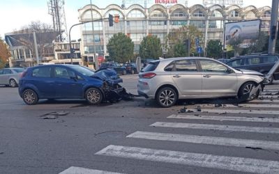 Sudar u centru Podgorice: Povrijeđene tri osobe