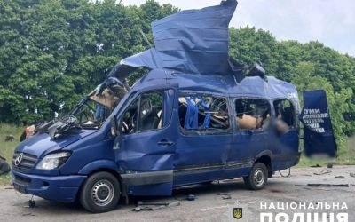 Pogođen autobus u Ukrajini, devet mrtvih: Oglasili se Rusi